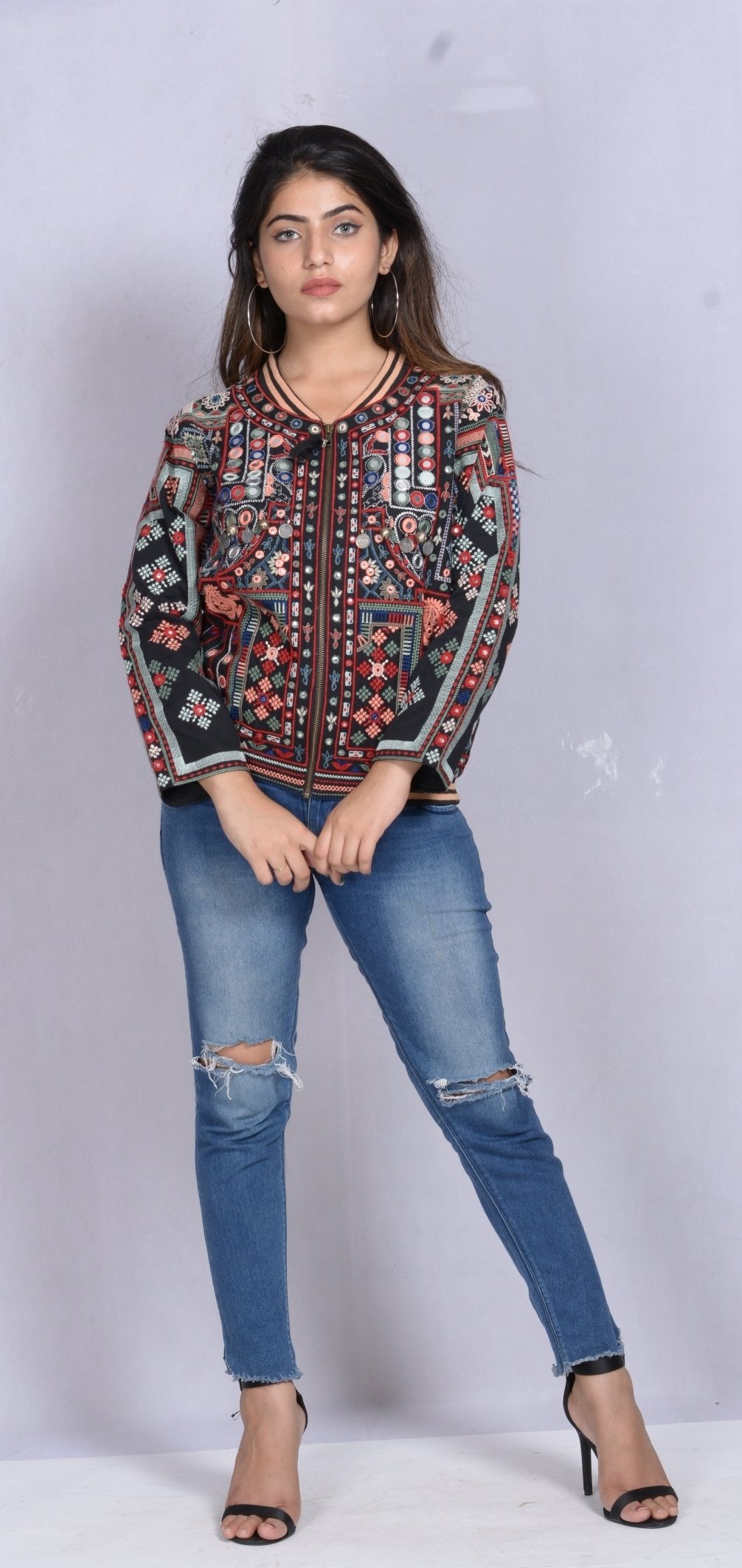 Women embroidery & hand work Jacket