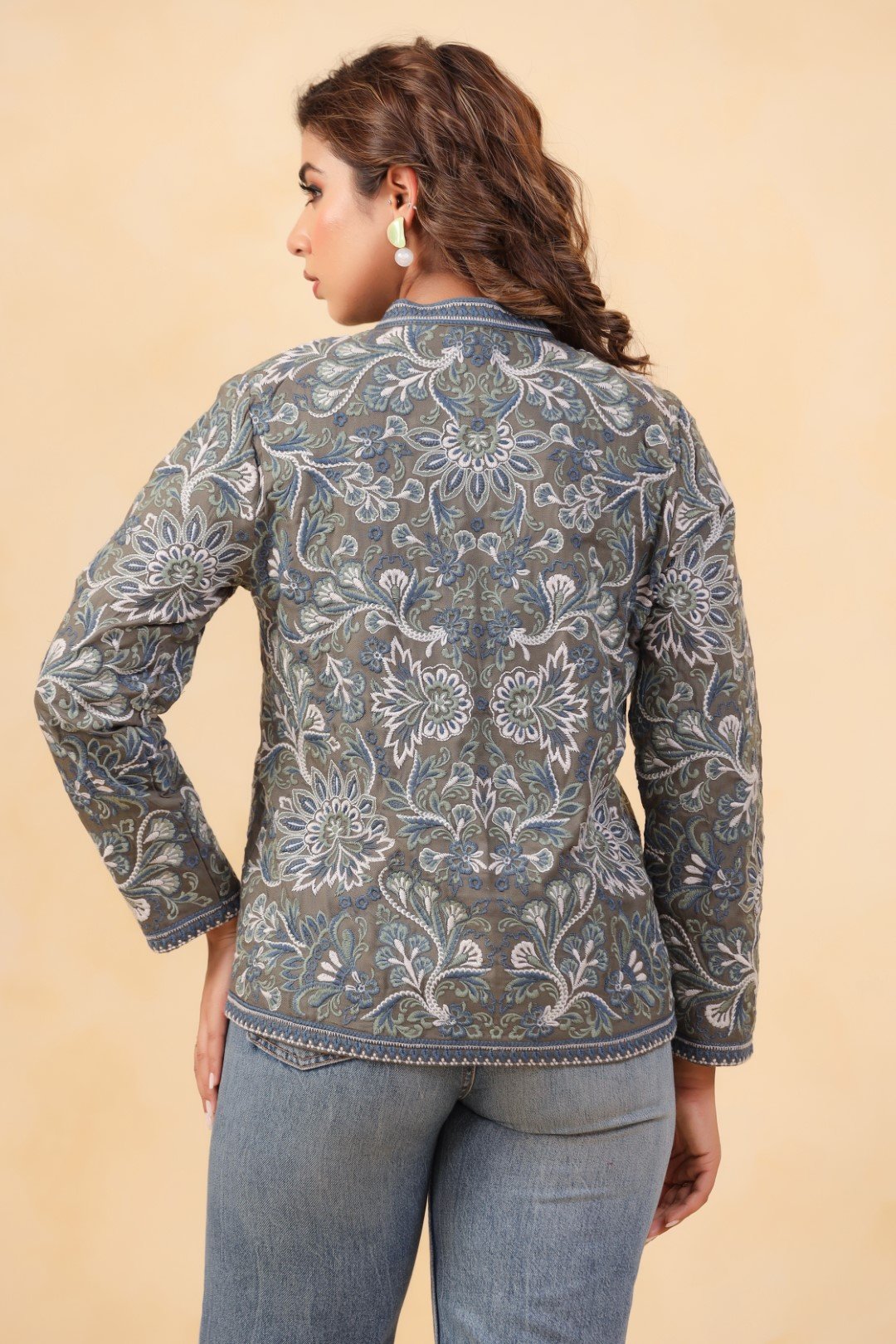 WOMEN EMBROIDERY FASHION JACKET