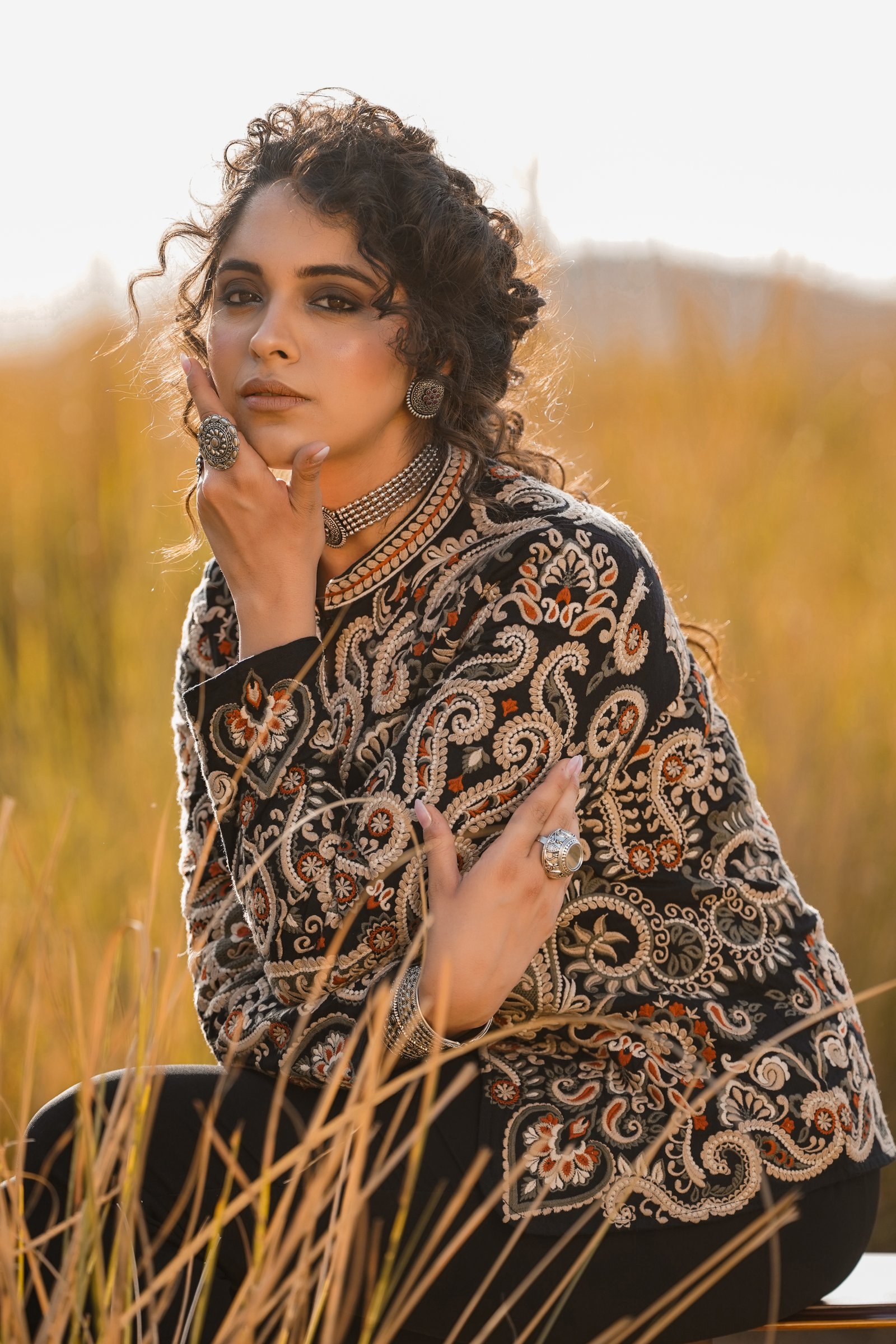 BOHEMIAN JACKET HANDWORK JACKET  [ COTTON ]