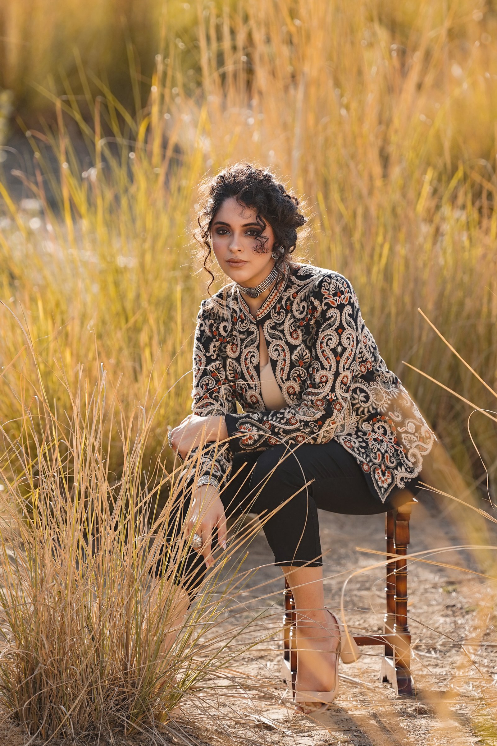 BOHEMIAN JACKET HANDWORK JACKET  [ COTTON ]